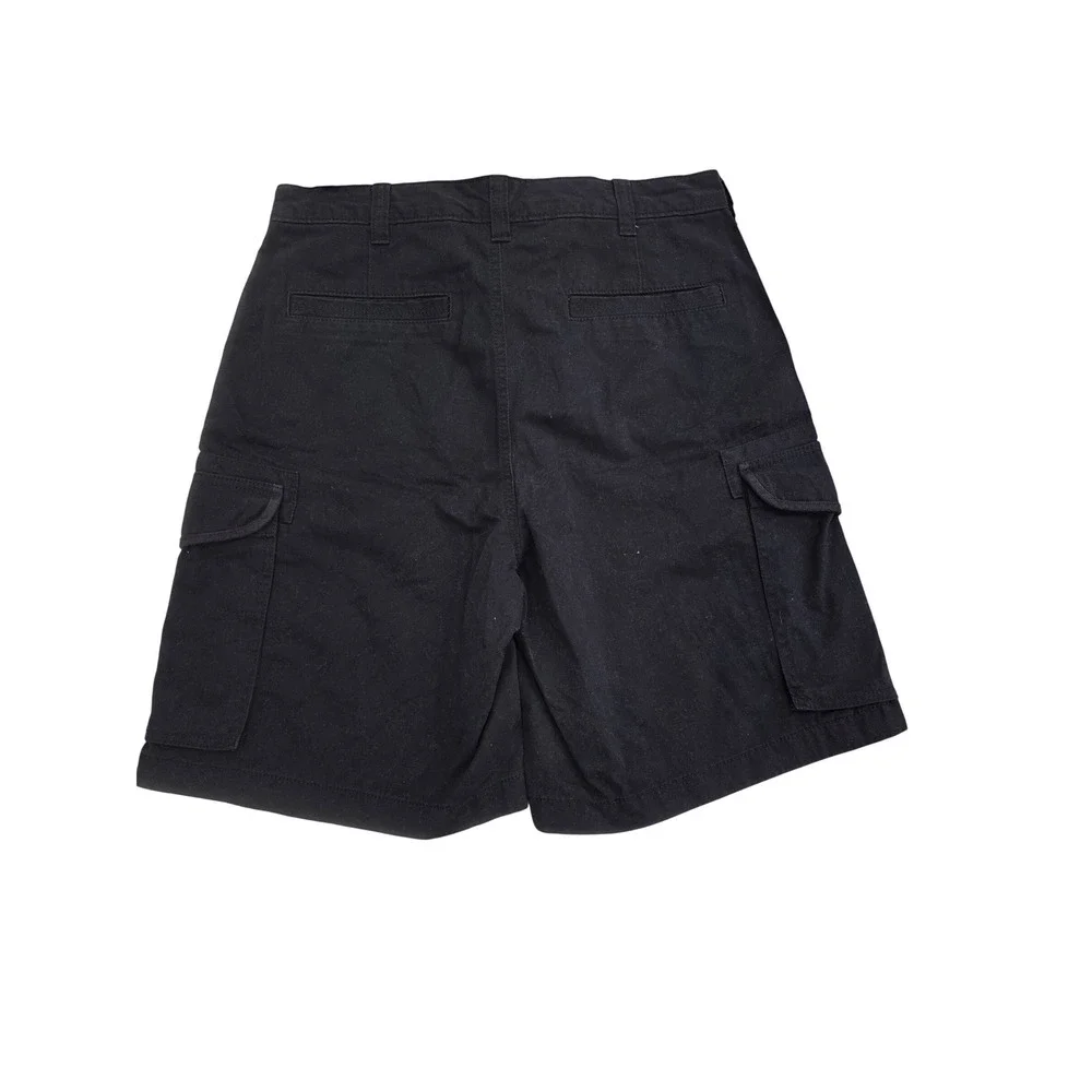 Lands End Mens Navy Blue Cotton Twill Cargo Shorts New With Tags